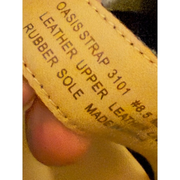 ABEO Oasis Strap 3101 Womens Navy Blue Leather Comfort Sandals Size 8.5 - Picture 8 of 10